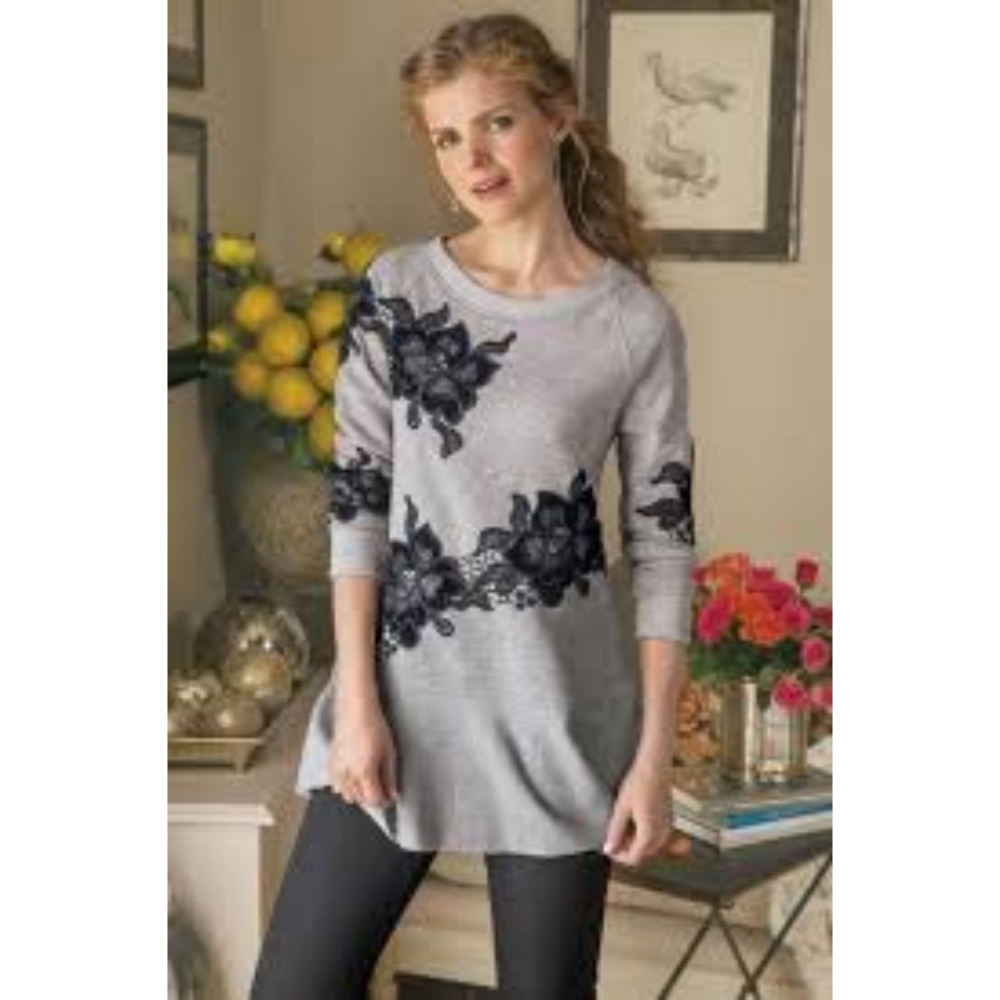 Soft Surroundings Evie Tunic Sweater